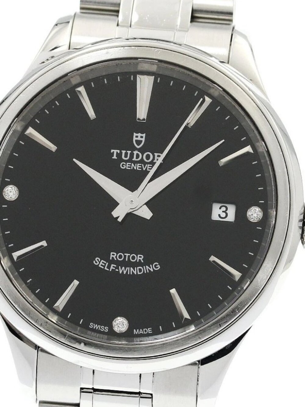 TUDOR style 12500 3P diamond black Dial Automatic Men's Watch